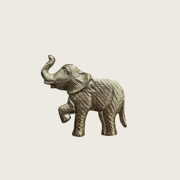 Deurknop olifant goud