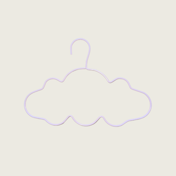 Kinder kledinghangers wolk roze – set van 3