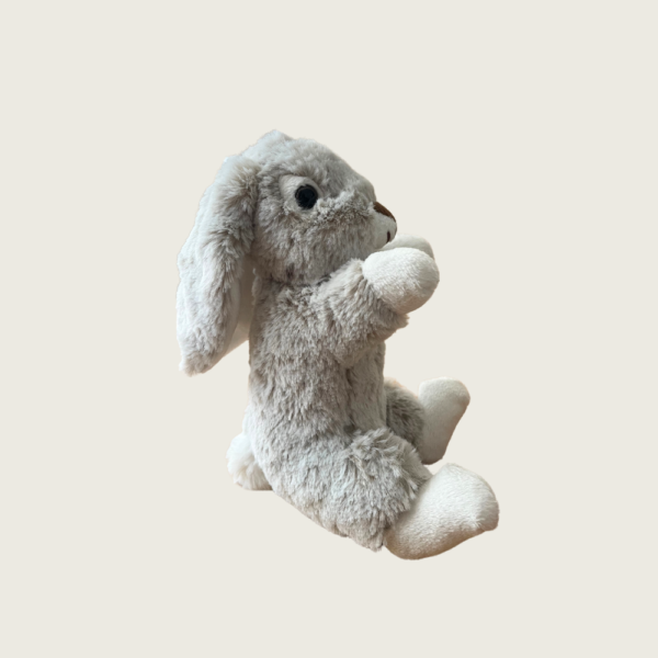 Knuffel konijn zijkant