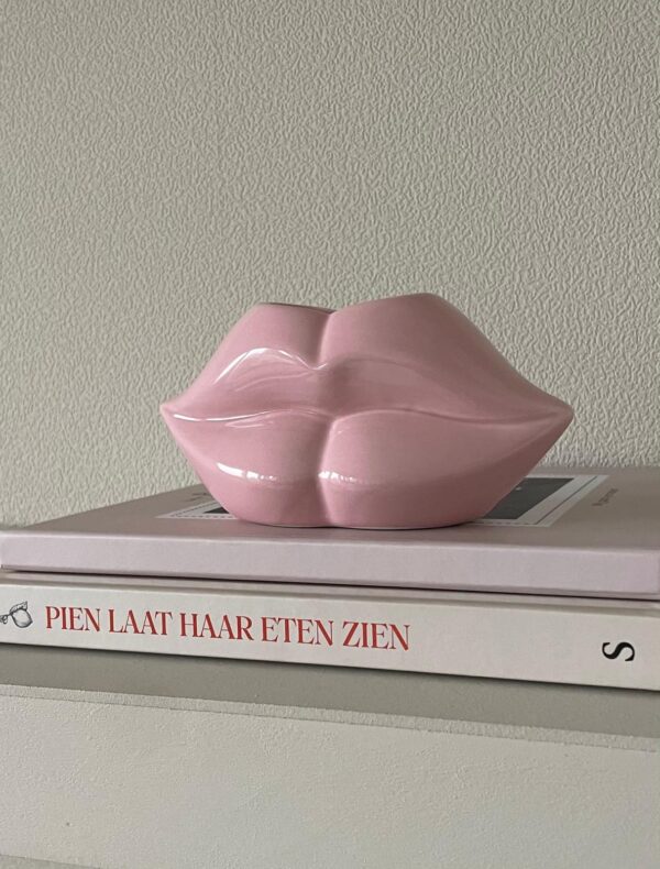 Vaasje Lippen Roze - Afbeelding 2